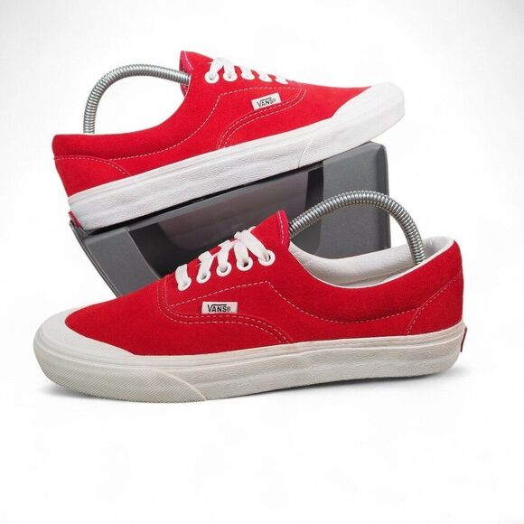 Vans Era TC Half Moon Suede "Racing Red" Skate Shoes Men's 8.5 Women's 10 - Picture 1 of 11